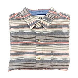 True Grit Baja Stripes Button Down
